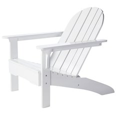 Adirondack hvid stol dækstol i høj kvalitet L105 x D80 x H88cm Cinas 