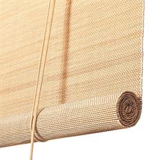 Rullegardin i lys bambus med 75% soldæmpning fra Color&Co 