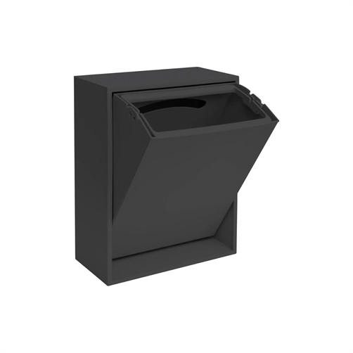 Recycling Box I Black Raven H40xB30xD15 fra ReCollector 
