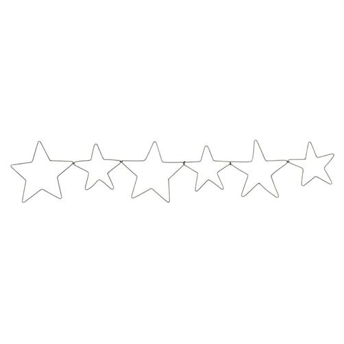 Stjerneguirlande med 6 stjerner H44 cm fra Ib Laursen