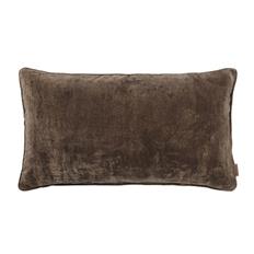 pude taupe velour 50x90 cozy living
